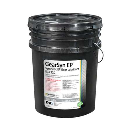 D-A Lubricant Co D-A GearSyn EP Synthetic Gear Oil ISO 320 - 35 Lb Plastic Pail 14488LB